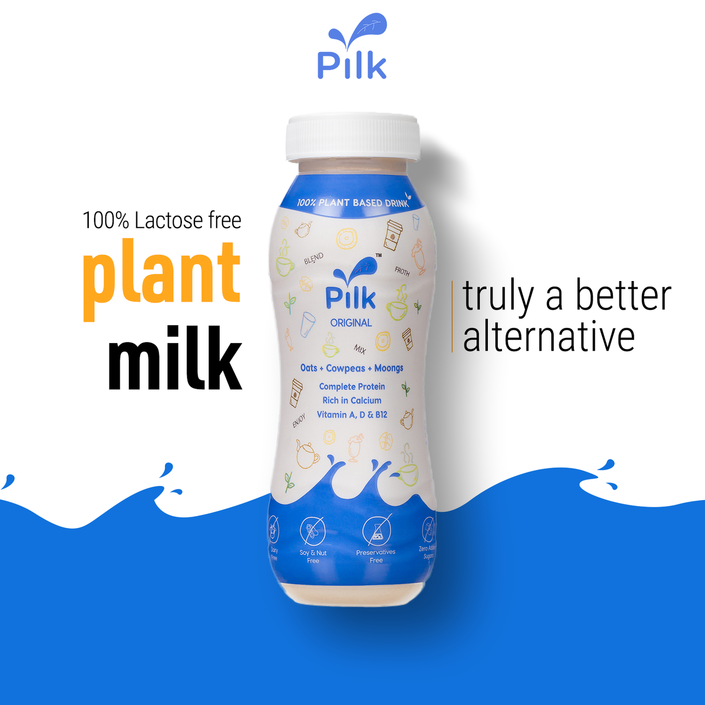 Pilk [Pack of 4- 200 ml each]
